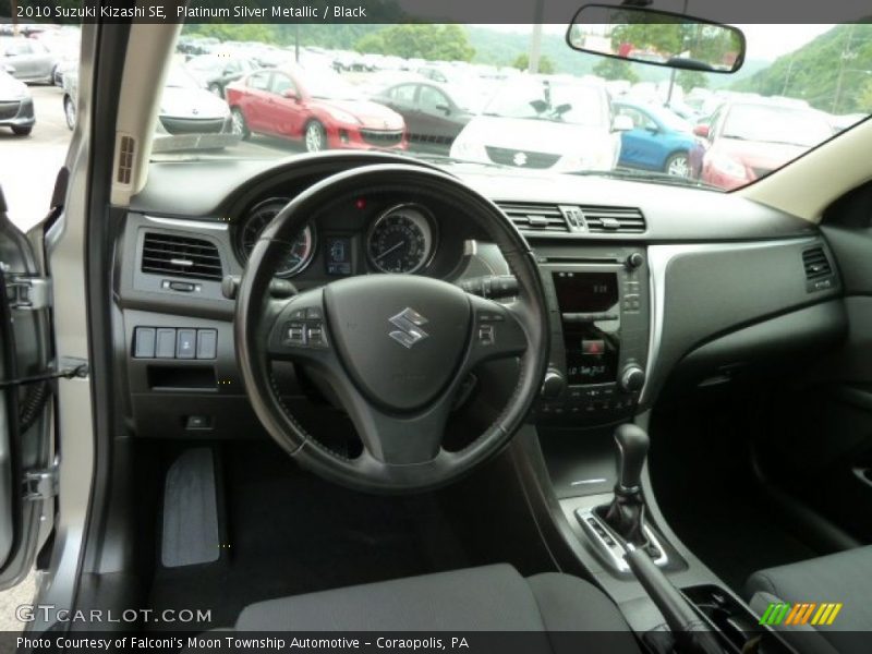 Platinum Silver Metallic / Black 2010 Suzuki Kizashi SE