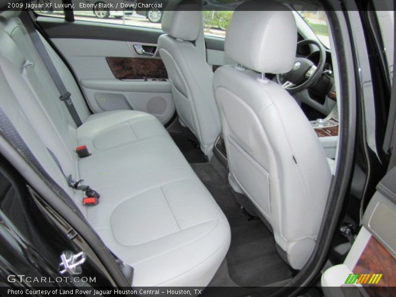 Ebony Black / Dove/Charcoal 2009 Jaguar XF Luxury