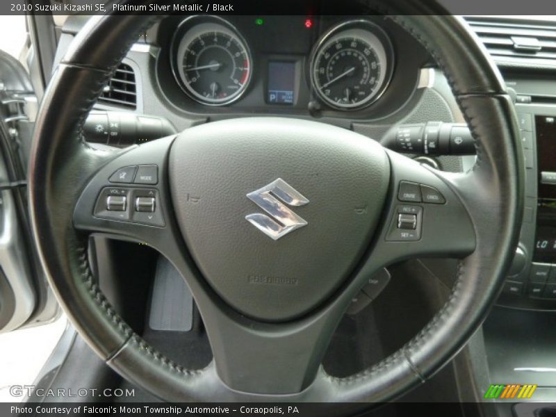 Platinum Silver Metallic / Black 2010 Suzuki Kizashi SE