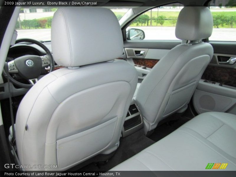 Ebony Black / Dove/Charcoal 2009 Jaguar XF Luxury