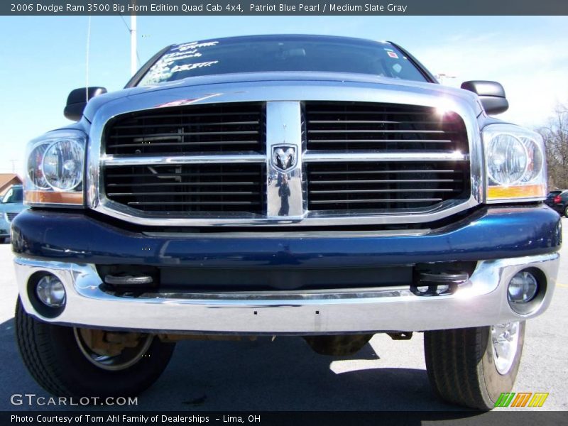 Patriot Blue Pearl / Medium Slate Gray 2006 Dodge Ram 3500 Big Horn Edition Quad Cab 4x4