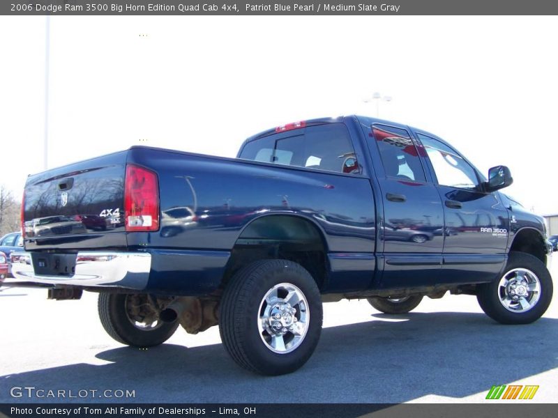 Patriot Blue Pearl / Medium Slate Gray 2006 Dodge Ram 3500 Big Horn Edition Quad Cab 4x4