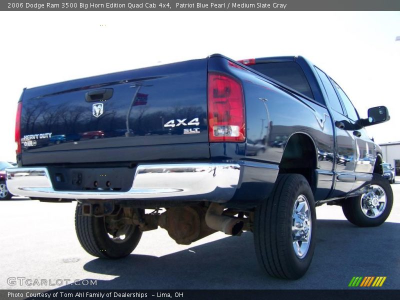 Patriot Blue Pearl / Medium Slate Gray 2006 Dodge Ram 3500 Big Horn Edition Quad Cab 4x4