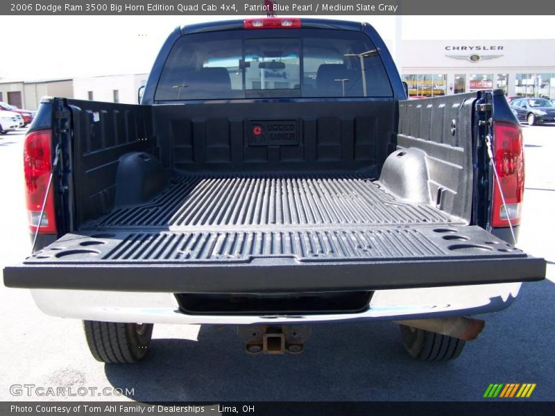 Patriot Blue Pearl / Medium Slate Gray 2006 Dodge Ram 3500 Big Horn Edition Quad Cab 4x4