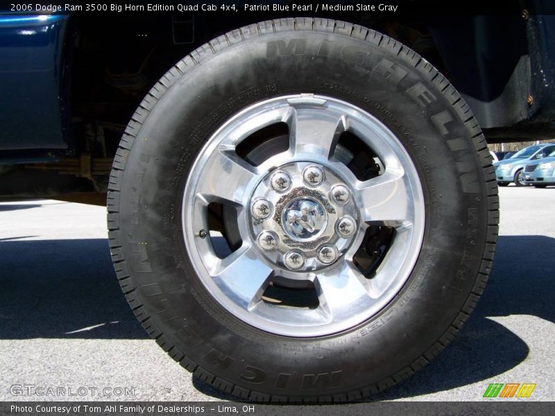 Patriot Blue Pearl / Medium Slate Gray 2006 Dodge Ram 3500 Big Horn Edition Quad Cab 4x4