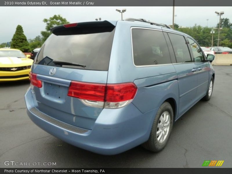 Ocean Mist Metallic / Gray 2010 Honda Odyssey EX