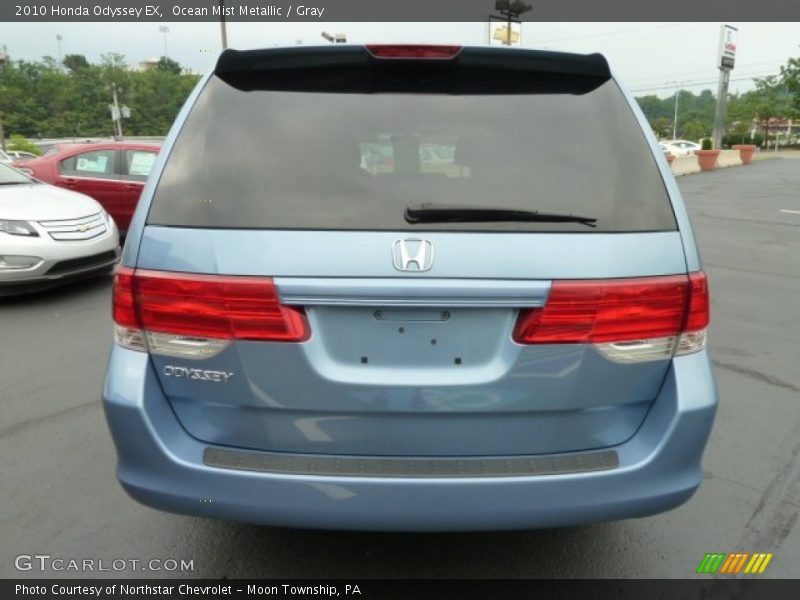 Ocean Mist Metallic / Gray 2010 Honda Odyssey EX