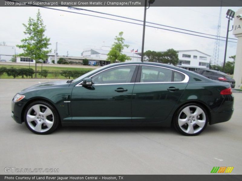  2009 XF Supercharged Botanical Green Metallic