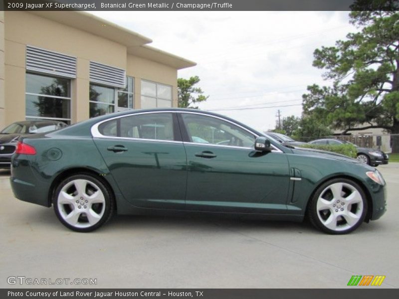 Botanical Green Metallic / Champagne/Truffle 2009 Jaguar XF Supercharged