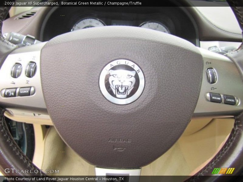 Botanical Green Metallic / Champagne/Truffle 2009 Jaguar XF Supercharged