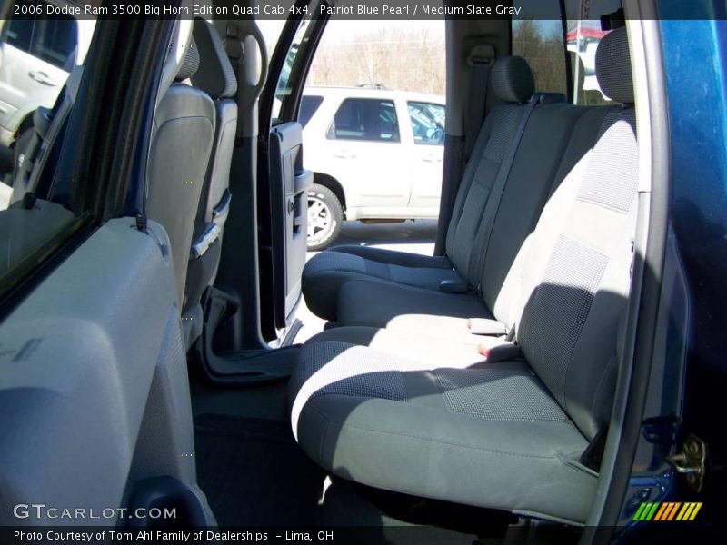 Patriot Blue Pearl / Medium Slate Gray 2006 Dodge Ram 3500 Big Horn Edition Quad Cab 4x4