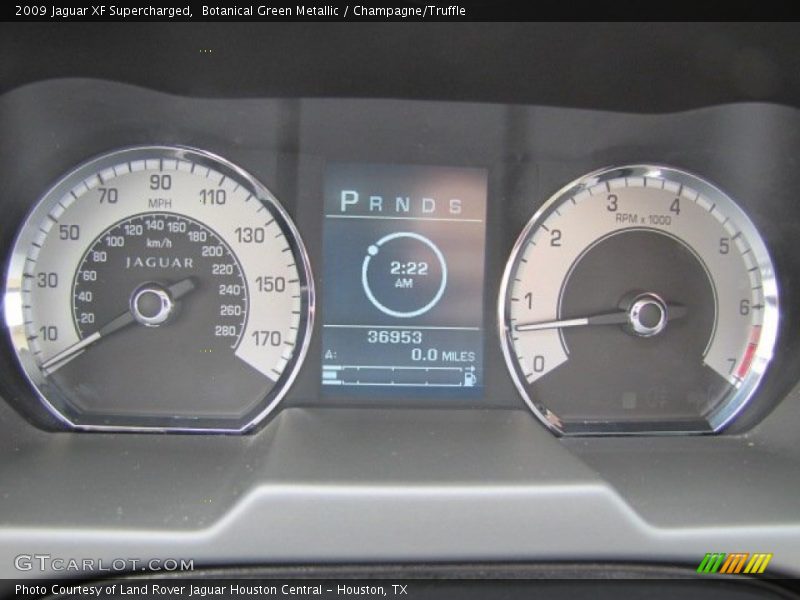  2009 XF Supercharged Supercharged Gauges