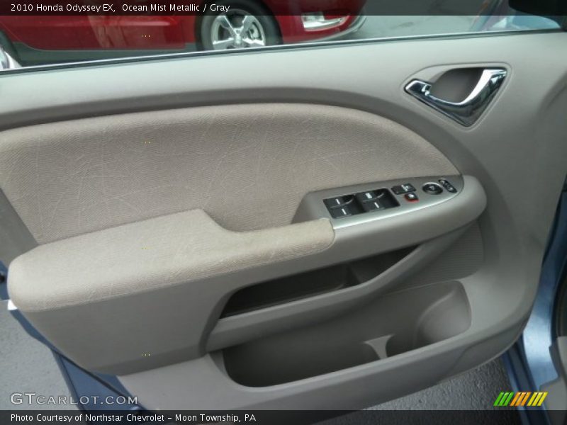Ocean Mist Metallic / Gray 2010 Honda Odyssey EX