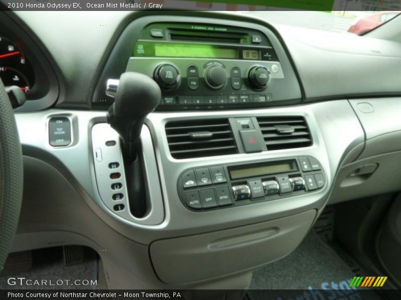 Ocean Mist Metallic / Gray 2010 Honda Odyssey EX