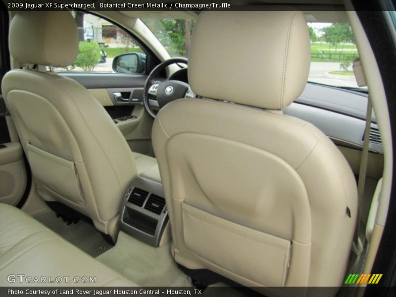Botanical Green Metallic / Champagne/Truffle 2009 Jaguar XF Supercharged