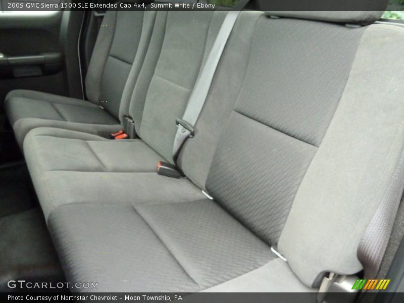Summit White / Ebony 2009 GMC Sierra 1500 SLE Extended Cab 4x4