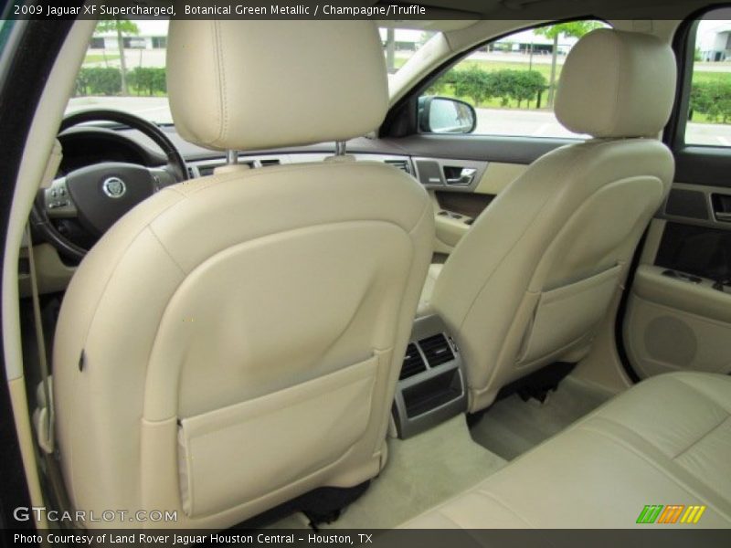 Botanical Green Metallic / Champagne/Truffle 2009 Jaguar XF Supercharged