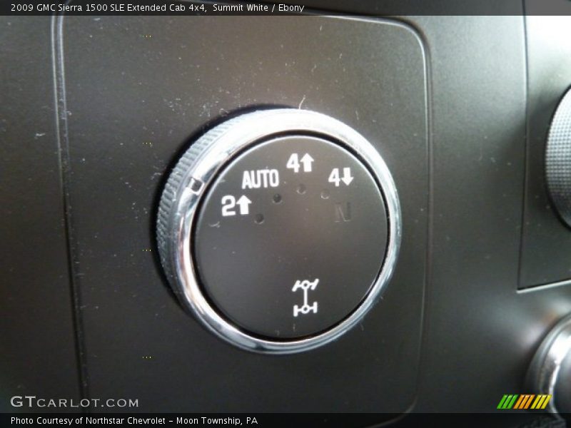 Summit White / Ebony 2009 GMC Sierra 1500 SLE Extended Cab 4x4