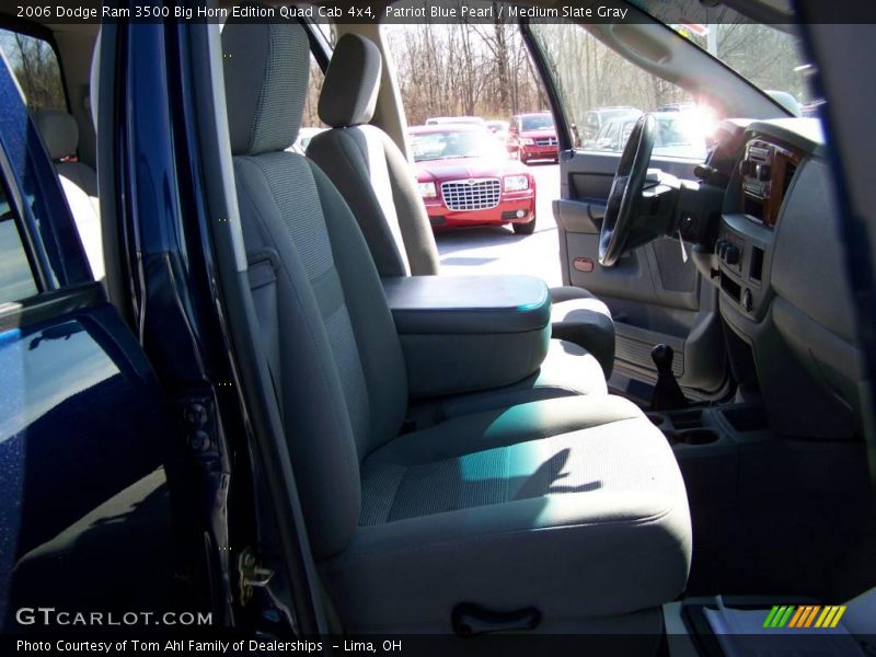 Patriot Blue Pearl / Medium Slate Gray 2006 Dodge Ram 3500 Big Horn Edition Quad Cab 4x4