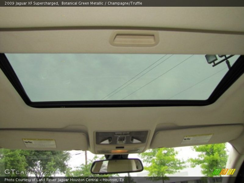Botanical Green Metallic / Champagne/Truffle 2009 Jaguar XF Supercharged