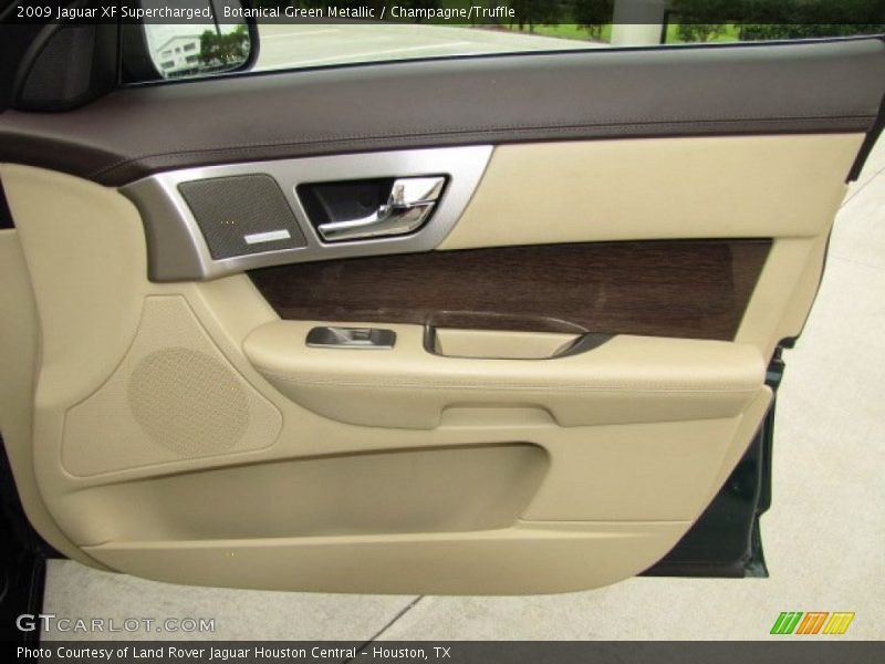 Botanical Green Metallic / Champagne/Truffle 2009 Jaguar XF Supercharged