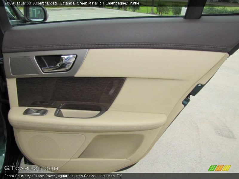 Botanical Green Metallic / Champagne/Truffle 2009 Jaguar XF Supercharged