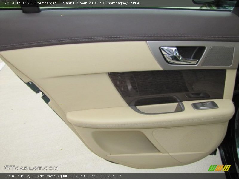 Botanical Green Metallic / Champagne/Truffle 2009 Jaguar XF Supercharged