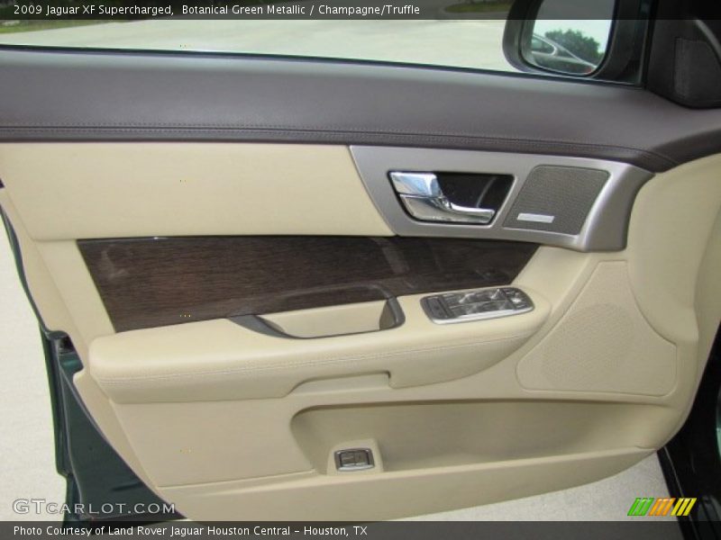 Botanical Green Metallic / Champagne/Truffle 2009 Jaguar XF Supercharged