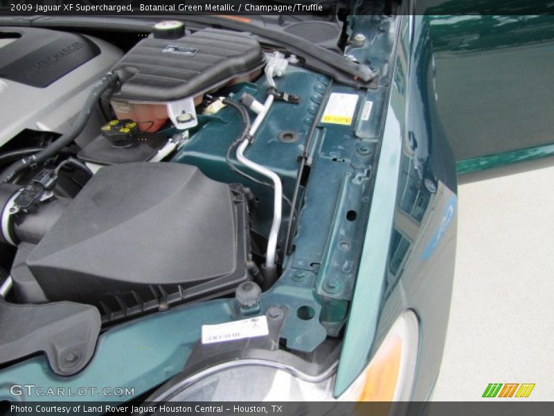 Botanical Green Metallic / Champagne/Truffle 2009 Jaguar XF Supercharged