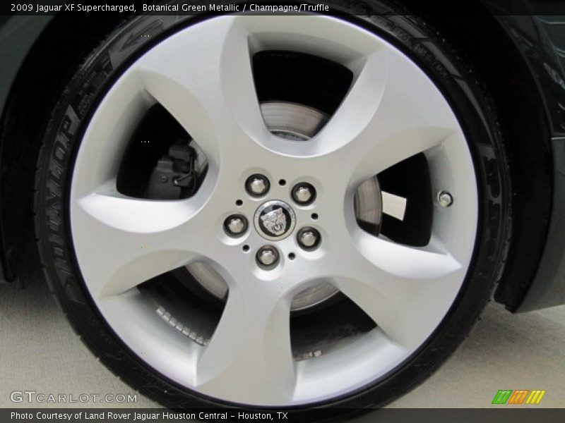 Botanical Green Metallic / Champagne/Truffle 2009 Jaguar XF Supercharged