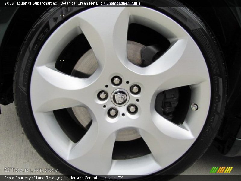 Botanical Green Metallic / Champagne/Truffle 2009 Jaguar XF Supercharged
