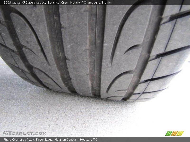 Botanical Green Metallic / Champagne/Truffle 2009 Jaguar XF Supercharged