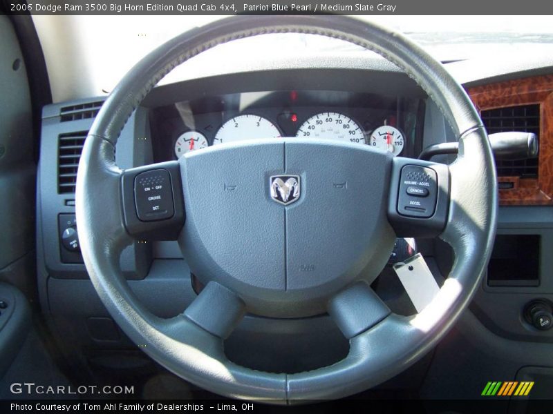 Patriot Blue Pearl / Medium Slate Gray 2006 Dodge Ram 3500 Big Horn Edition Quad Cab 4x4