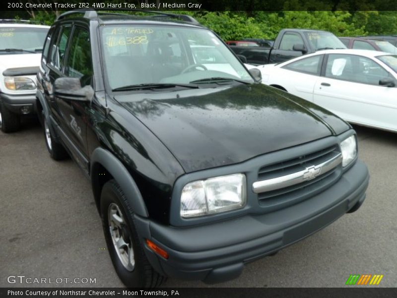 Black / Medium Gray 2002 Chevrolet Tracker ZR2 4WD Hard Top