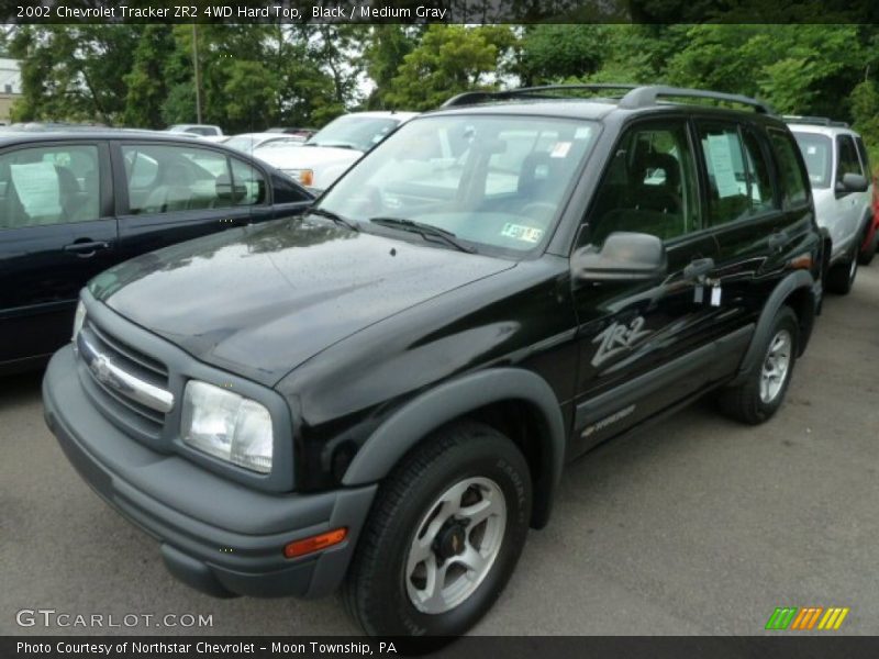 Black / Medium Gray 2002 Chevrolet Tracker ZR2 4WD Hard Top