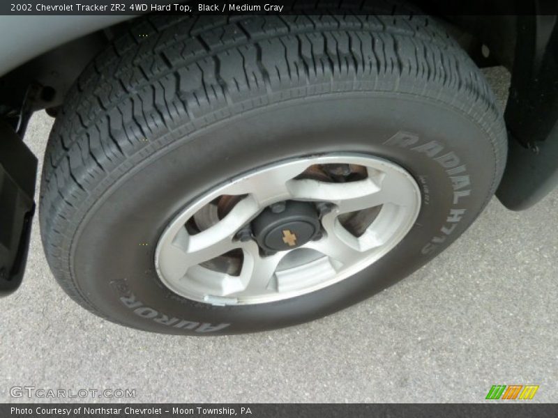 Black / Medium Gray 2002 Chevrolet Tracker ZR2 4WD Hard Top