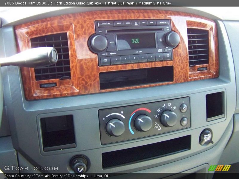 Patriot Blue Pearl / Medium Slate Gray 2006 Dodge Ram 3500 Big Horn Edition Quad Cab 4x4