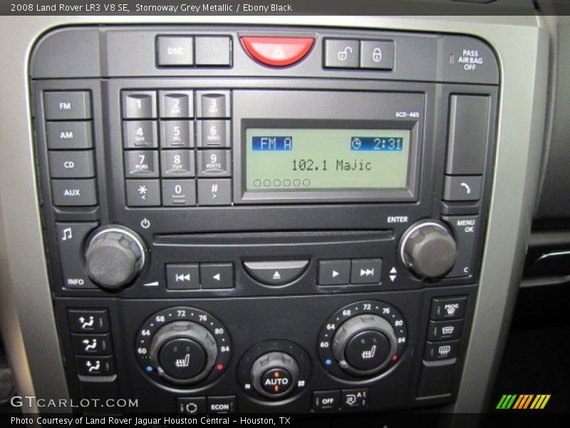 Stornoway Grey Metallic / Ebony Black 2008 Land Rover LR3 V8 SE