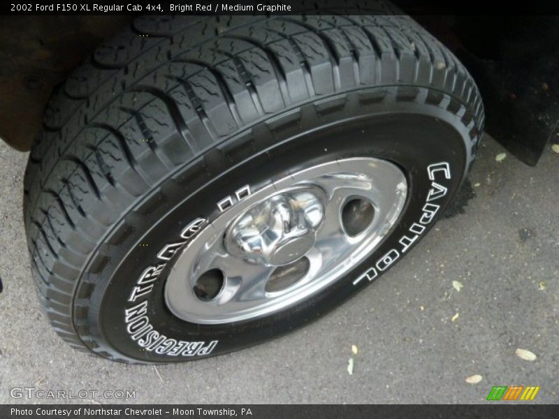 Bright Red / Medium Graphite 2002 Ford F150 XL Regular Cab 4x4