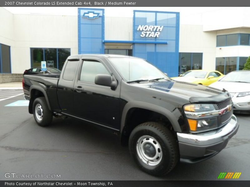 Black / Medium Pewter 2007 Chevrolet Colorado LS Extended Cab 4x4