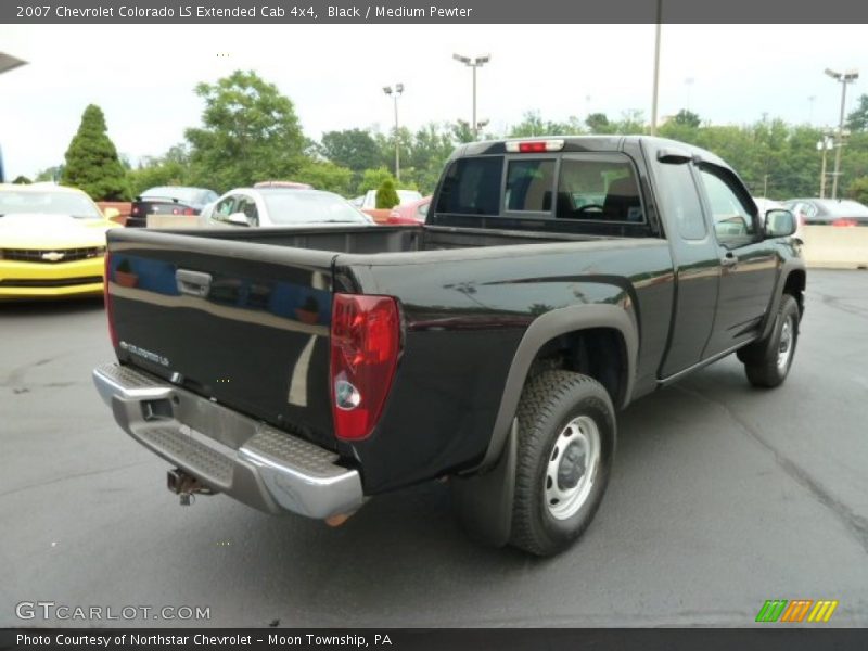 Black / Medium Pewter 2007 Chevrolet Colorado LS Extended Cab 4x4