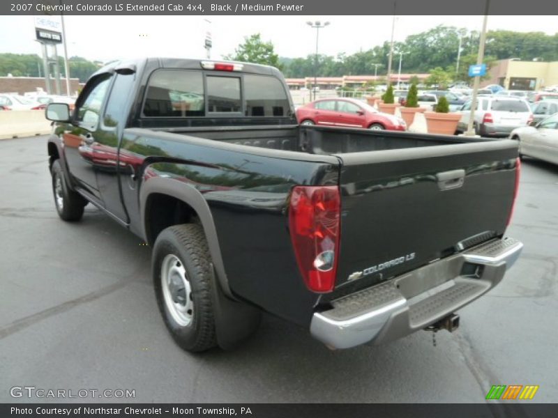 Black / Medium Pewter 2007 Chevrolet Colorado LS Extended Cab 4x4