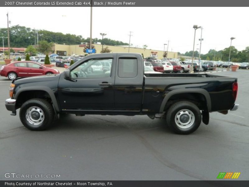 Black / Medium Pewter 2007 Chevrolet Colorado LS Extended Cab 4x4