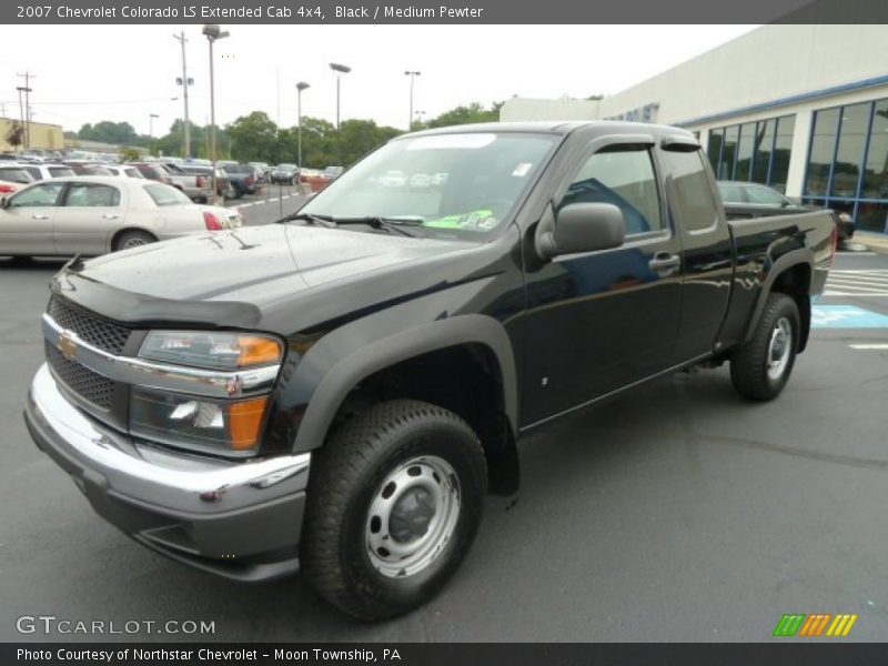 Black / Medium Pewter 2007 Chevrolet Colorado LS Extended Cab 4x4