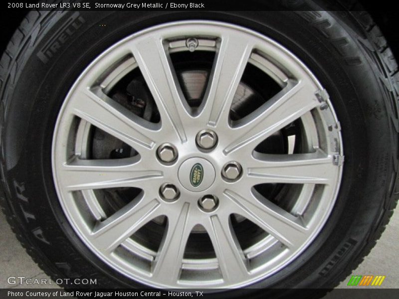 Stornoway Grey Metallic / Ebony Black 2008 Land Rover LR3 V8 SE