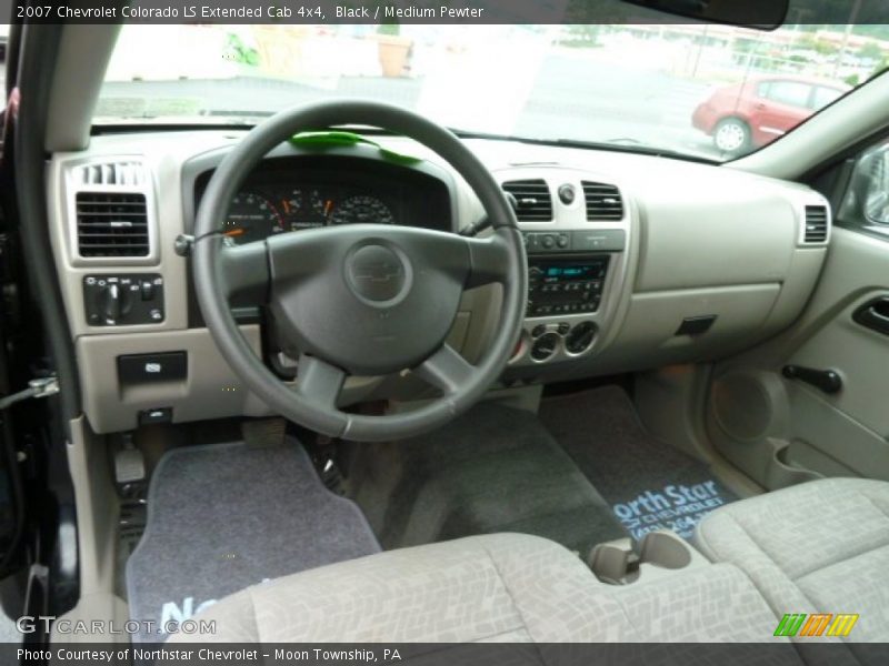 Black / Medium Pewter 2007 Chevrolet Colorado LS Extended Cab 4x4