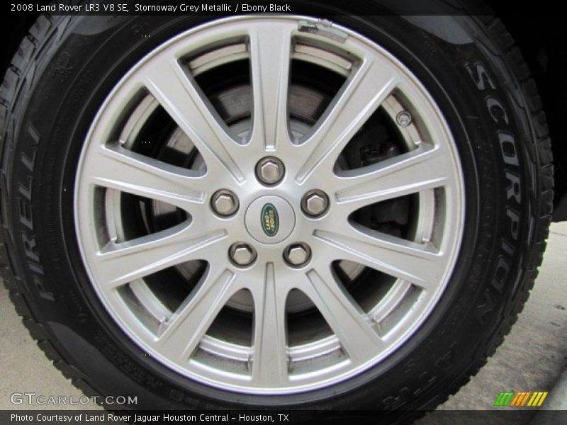 Stornoway Grey Metallic / Ebony Black 2008 Land Rover LR3 V8 SE