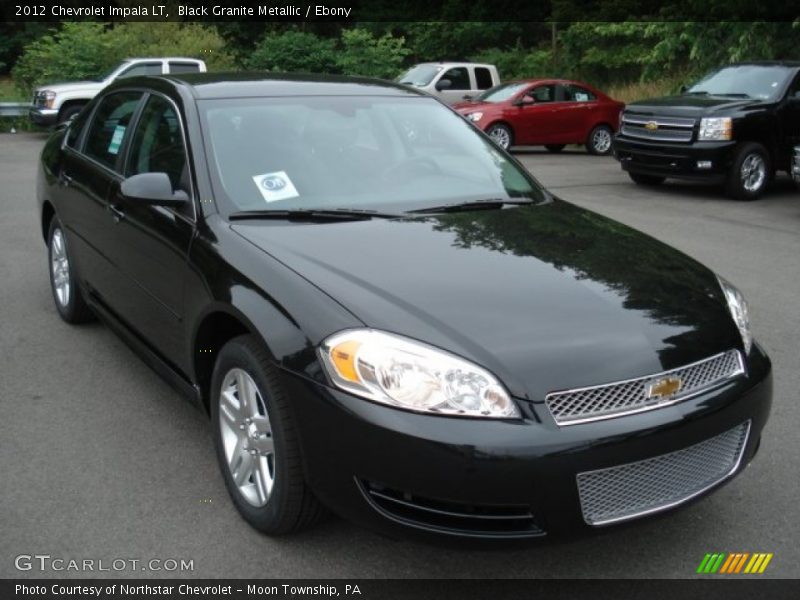 Black Granite Metallic / Ebony 2012 Chevrolet Impala LT