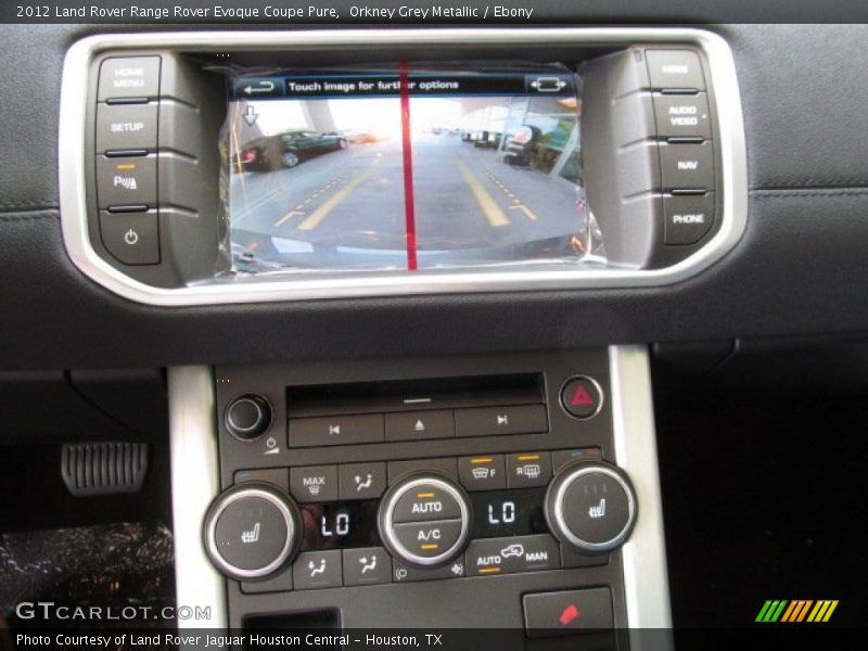 Controls of 2012 Range Rover Evoque Coupe Pure