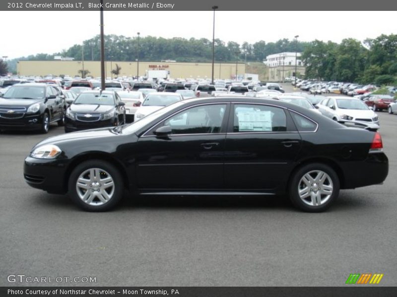 Black Granite Metallic / Ebony 2012 Chevrolet Impala LT
